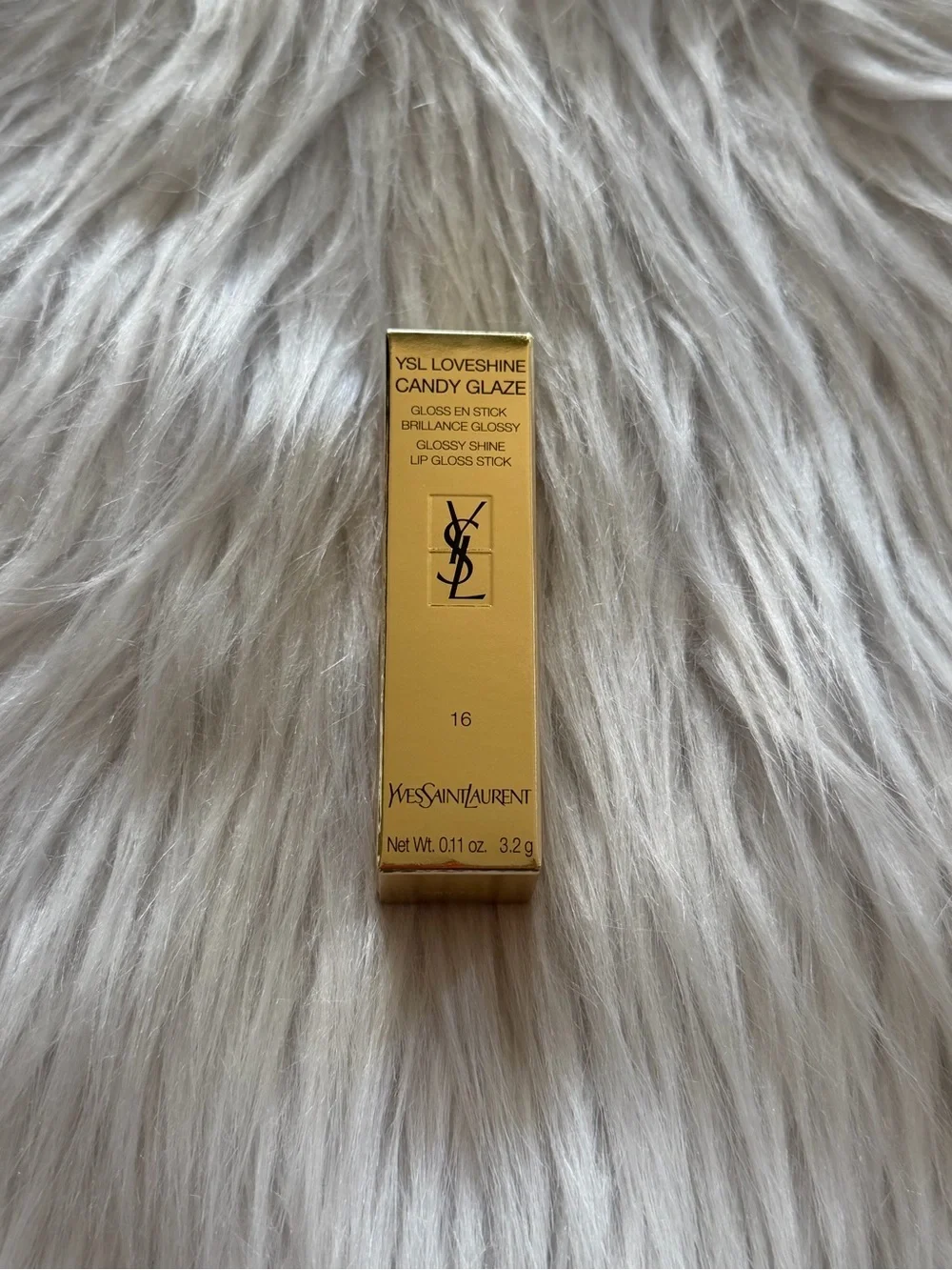 YSL Loveshine Candy glaze in shade 16 Watermelon high